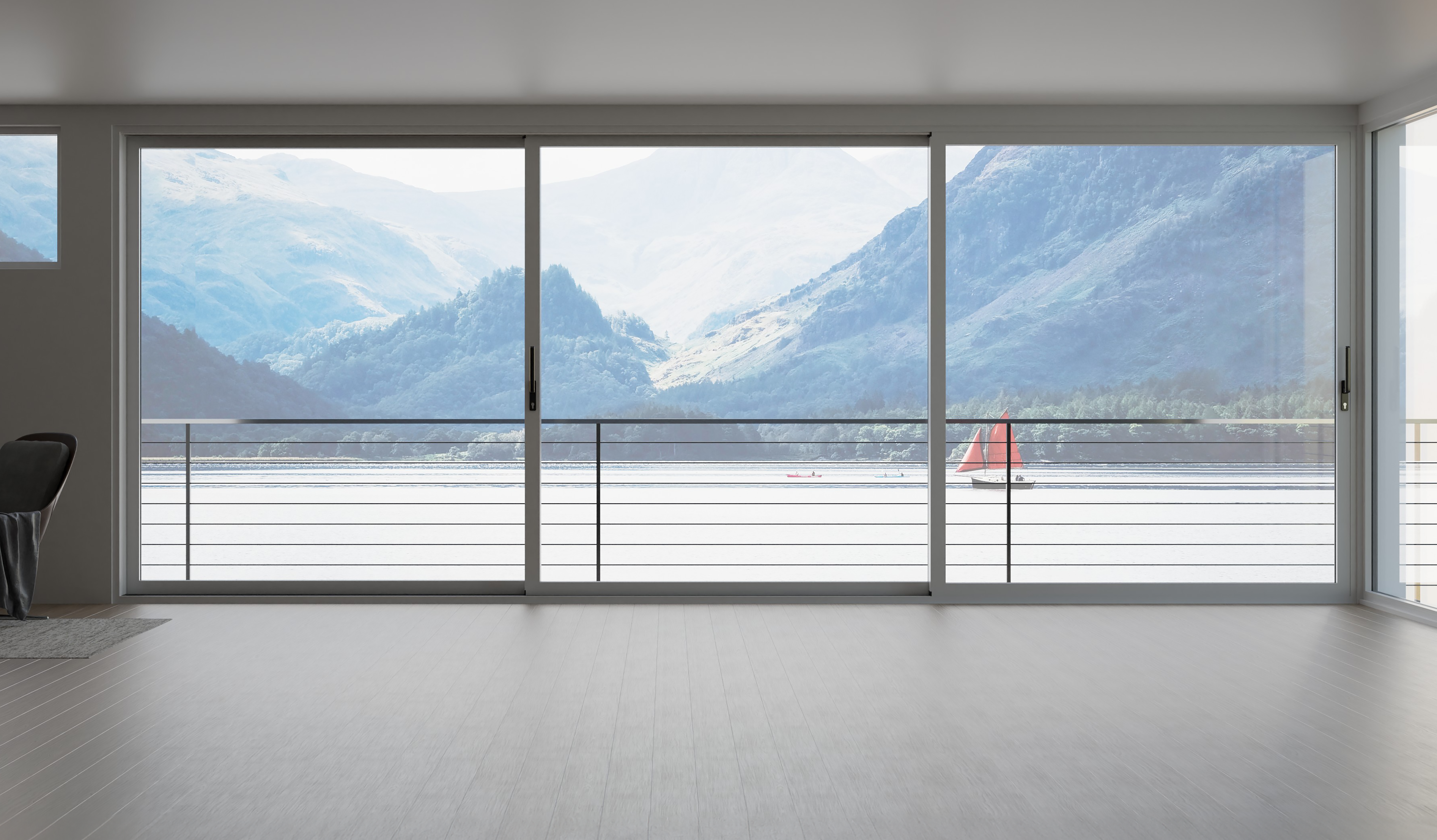 aluminium Patio doors Interior