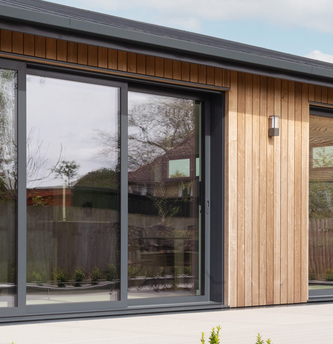 Aluminium Slimline Sliding Doors