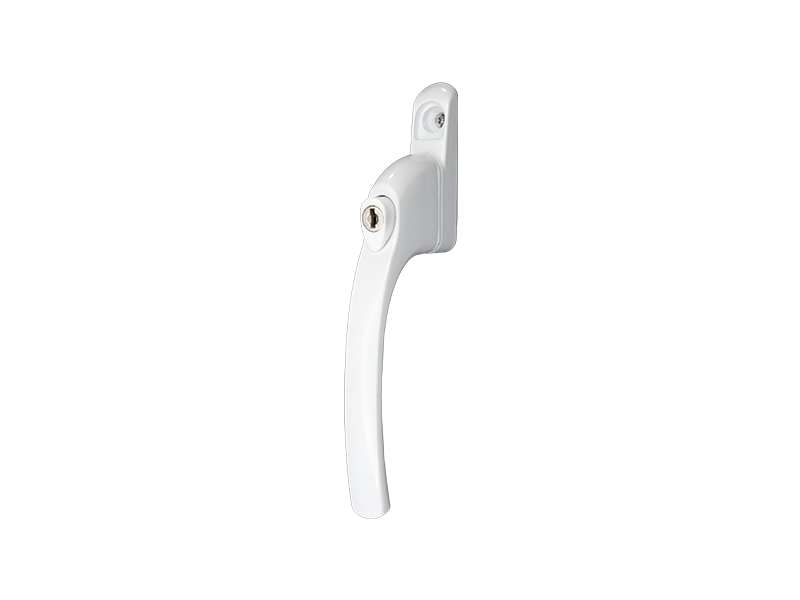 White Aluminium Door Lock Handle