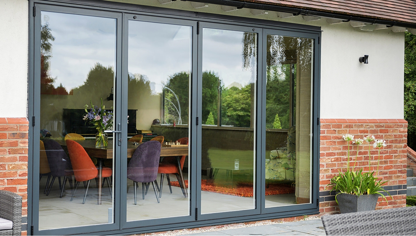 Before image of aluminium frame colour finish