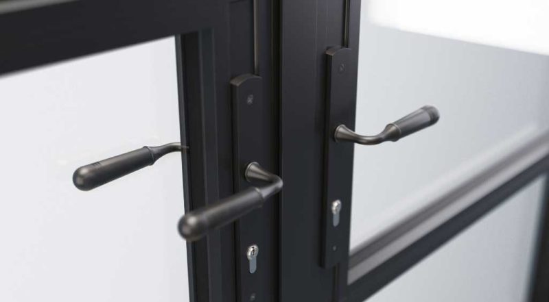 Customised hardware aluminium windows and doors