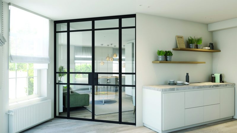 modern internal glass doors