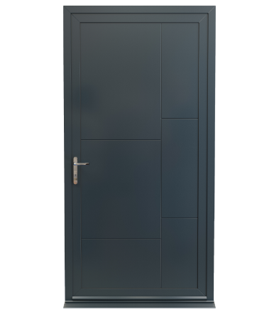 aluminium front door price
