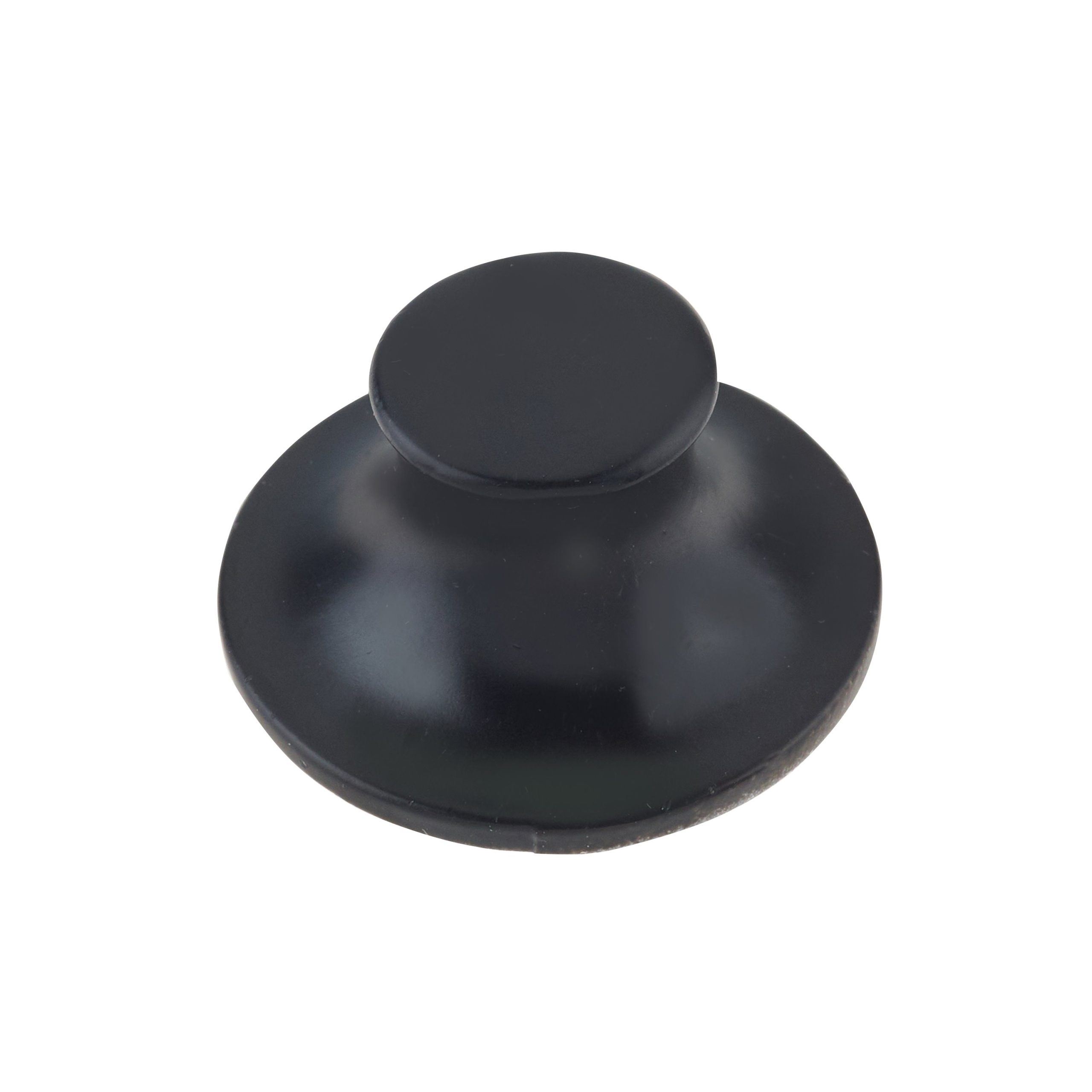 contemporary tilt finial- satin black