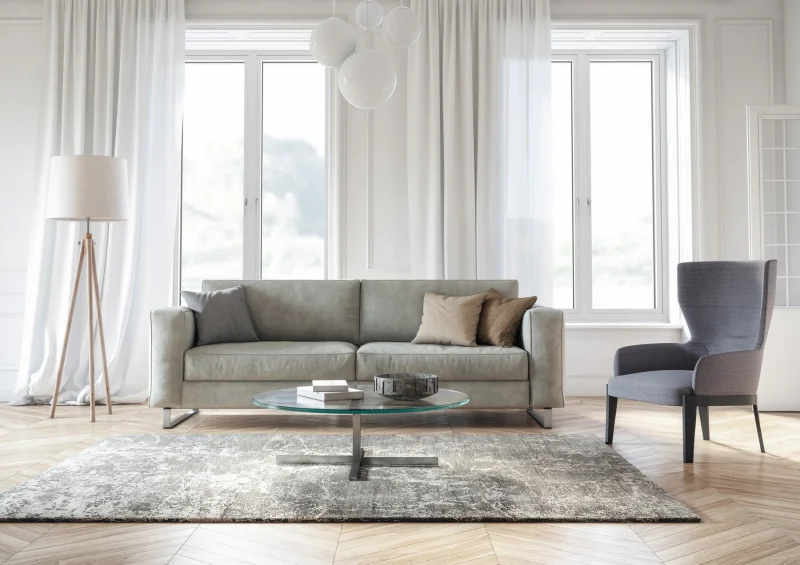 modern aluminium french windows