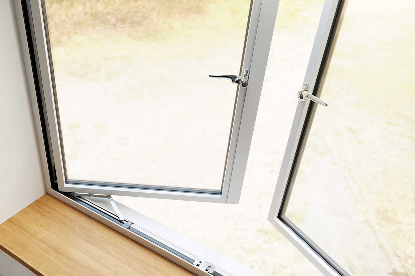 secure aluminium french windows