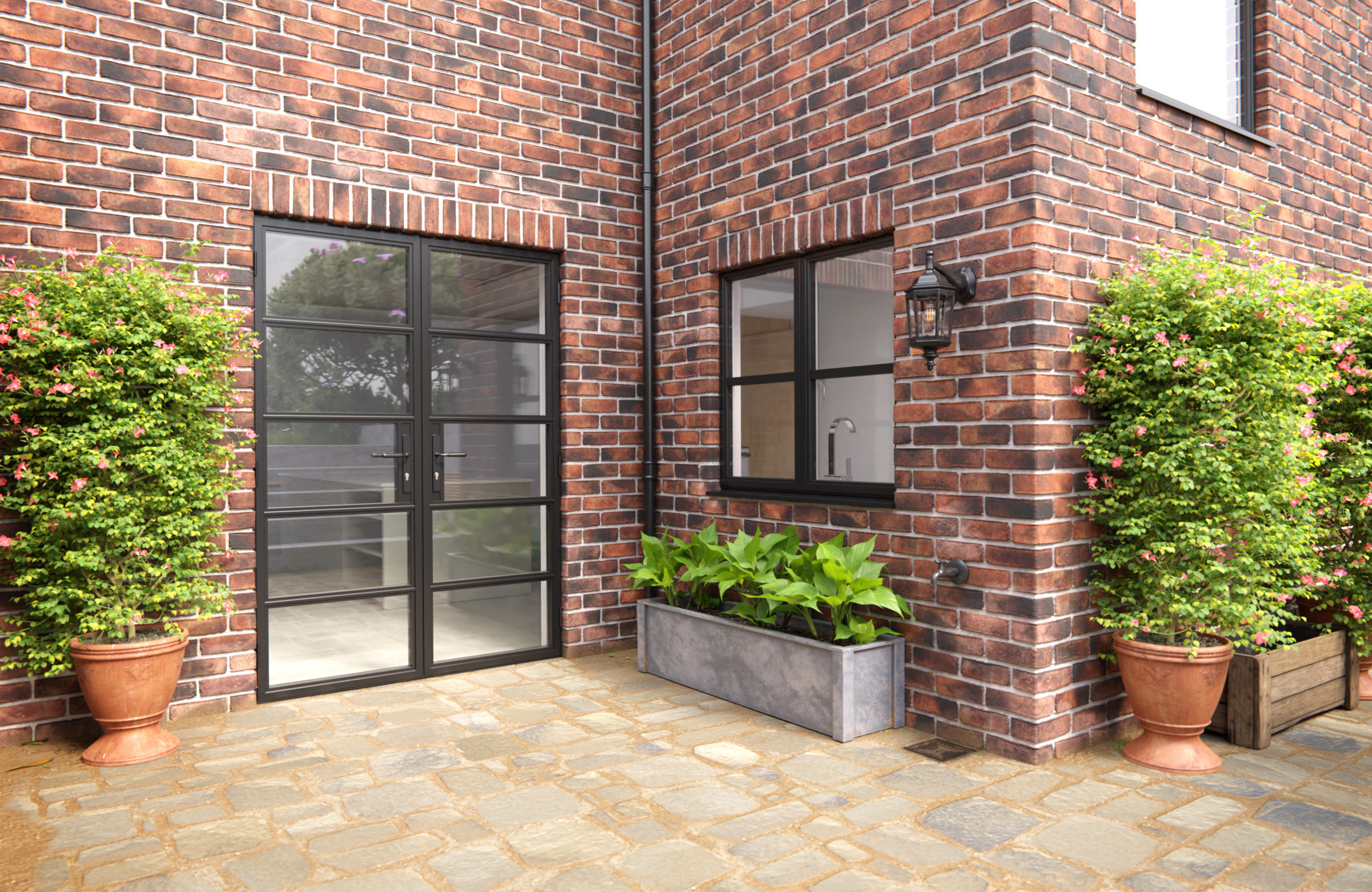 french windows aluminium